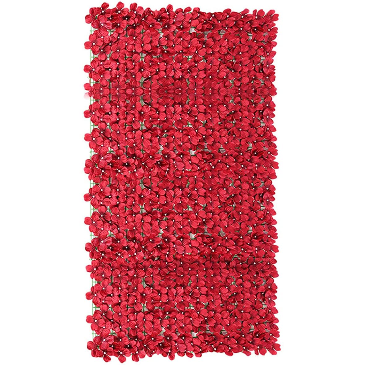 Panneaux de clôture occultants à fleurs artificielles pour mur de jardin anti-regard
