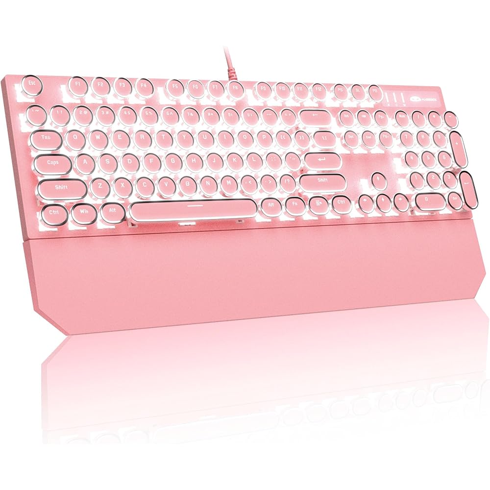 Gouges Keyboard $8/mo - Finance MageGee Typewriter Mechanical Gaming Keyboard, Retro ...