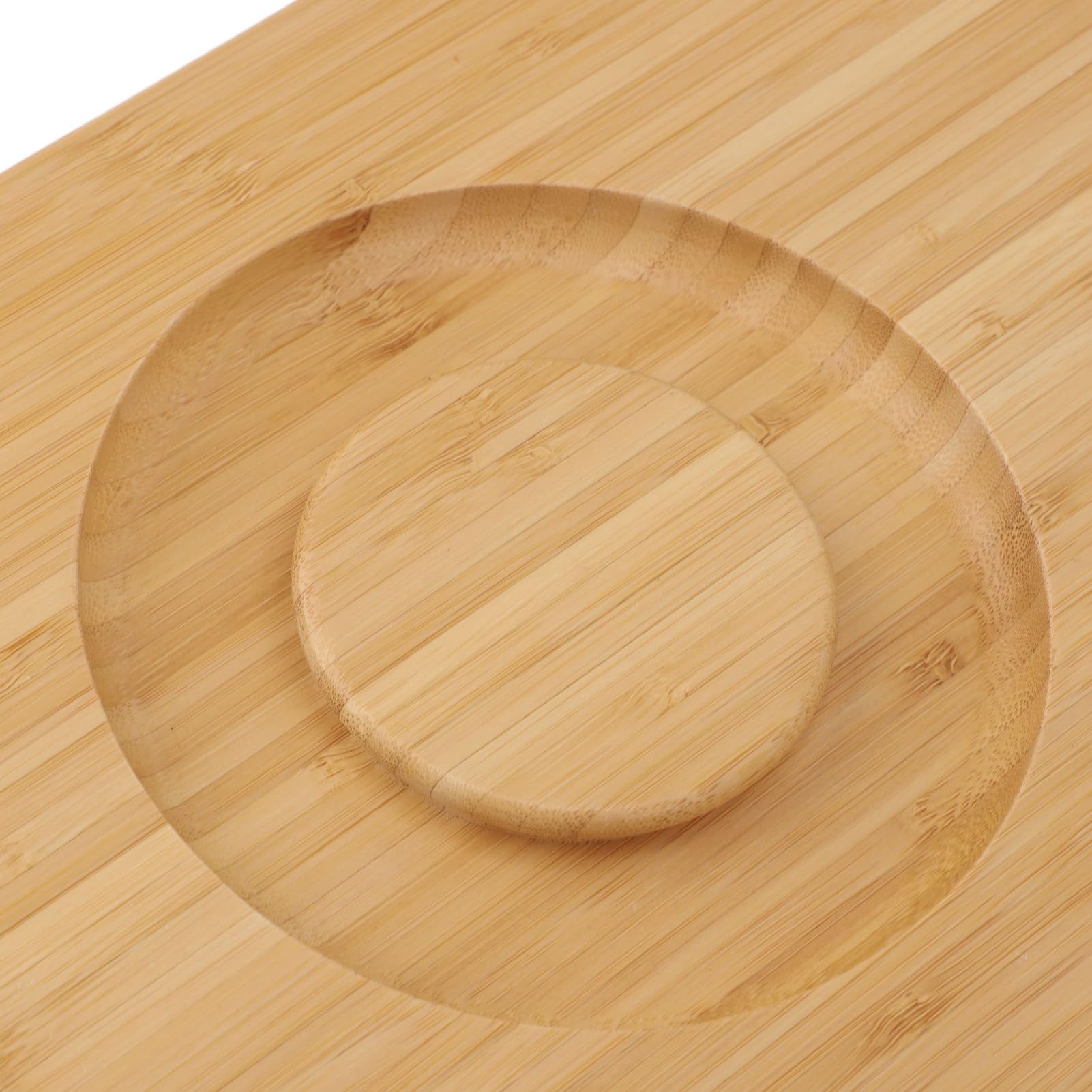 Jeffergarden Maselniczka z drewnianą pokrywką Pojemnik na Chleb o Dużej Pojemności z drewnianą pokrywką Plastik i Lite Drewno 21,5 X 38 X 13,5 Cm Zamknięte Przechowywanie Zdejmowana Pokrywa Deski do