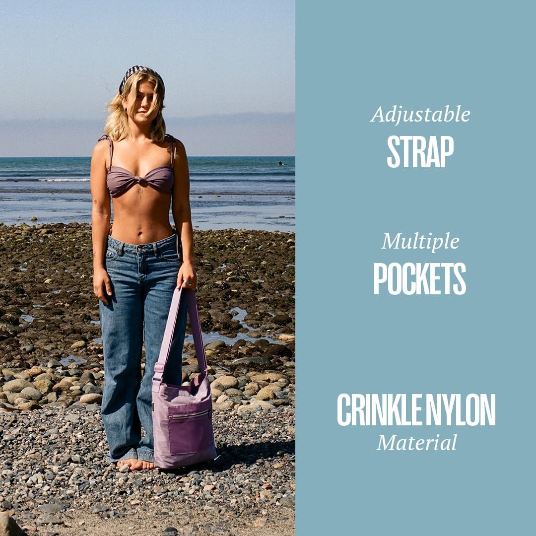 Thread Wallets Mini Utility Tote for Women - Messenger Bag Purse with Adjustable Strap & Zip Pocket for Day Trips (Scout)