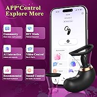 Vista 6 de Juguetes sexuales de rosa para mujer - Vibrador de succión de 5 en 1, juguete sexual de rosa, 3 succiones, 9 lamidos de lengua y vibración, juguetes