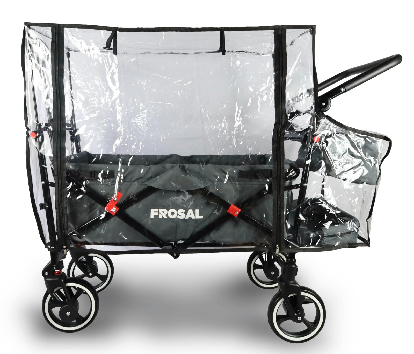 FROSAL Regenverdeck für Bollerwagen Paul Regenschutz Regen-Hülle Schutzhaube