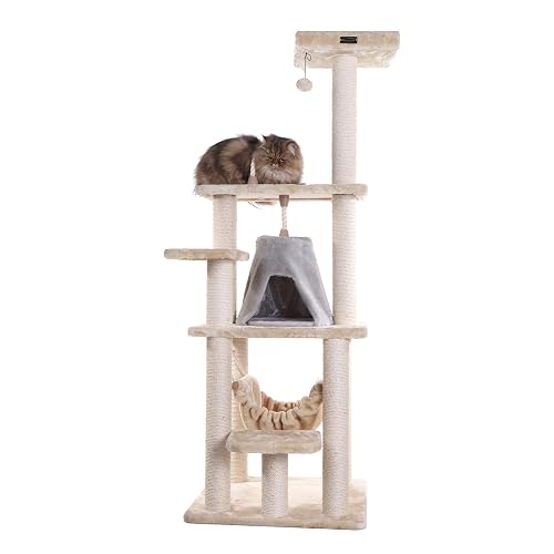 Armarkat Cat Tree Model A6501, Real Wood Cat Condo,30 inches