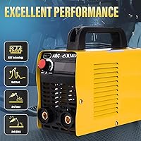 Vista 3 de Welding Machine, 110V Plug, 200Amp Power,Beginner Welder With Display LCD Use Welding Rod Equipment Tools Accessorie