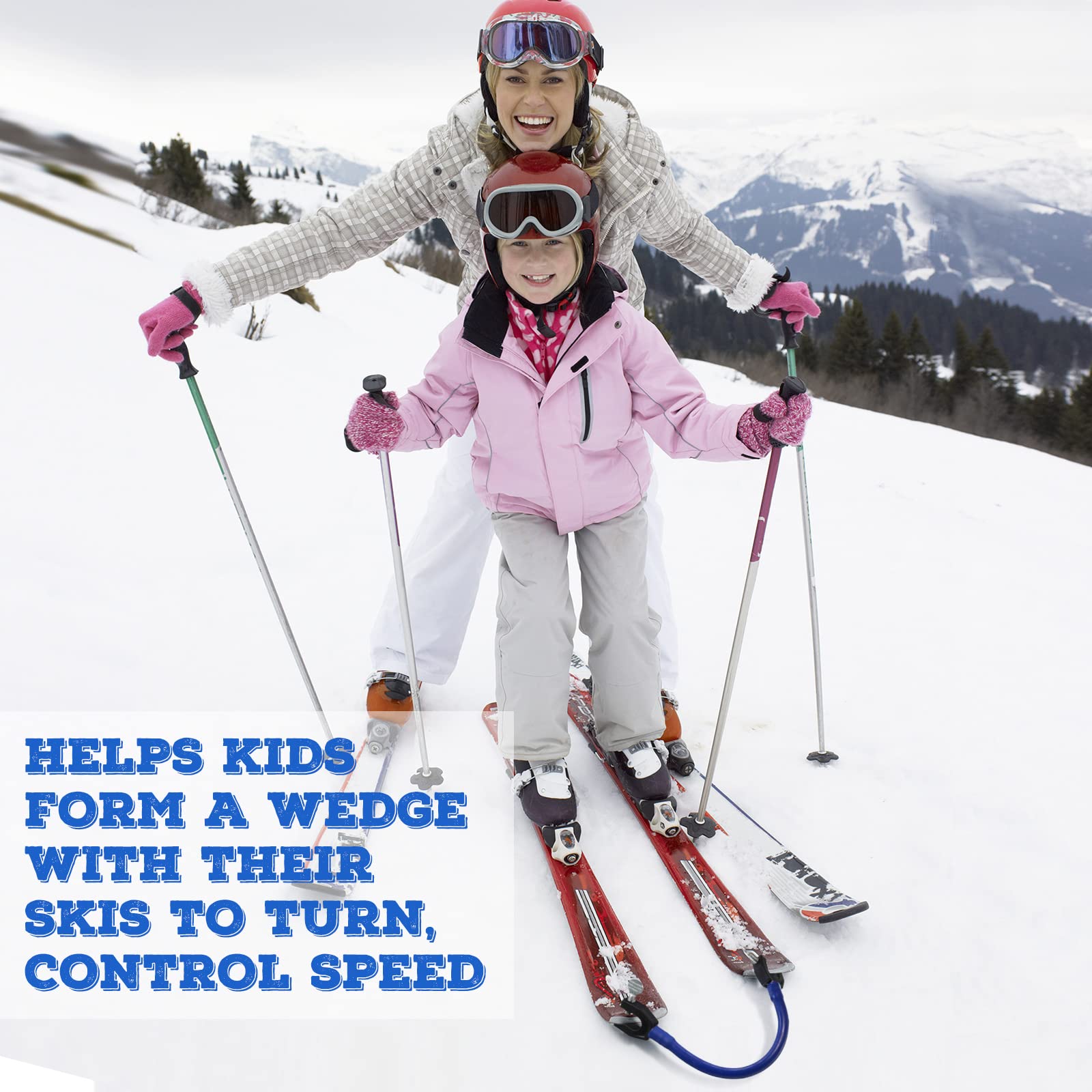 Lot De 4 Connecteurs De Pointes De Ski – Aides D’entraînement Pour Débutants Et Enfants
