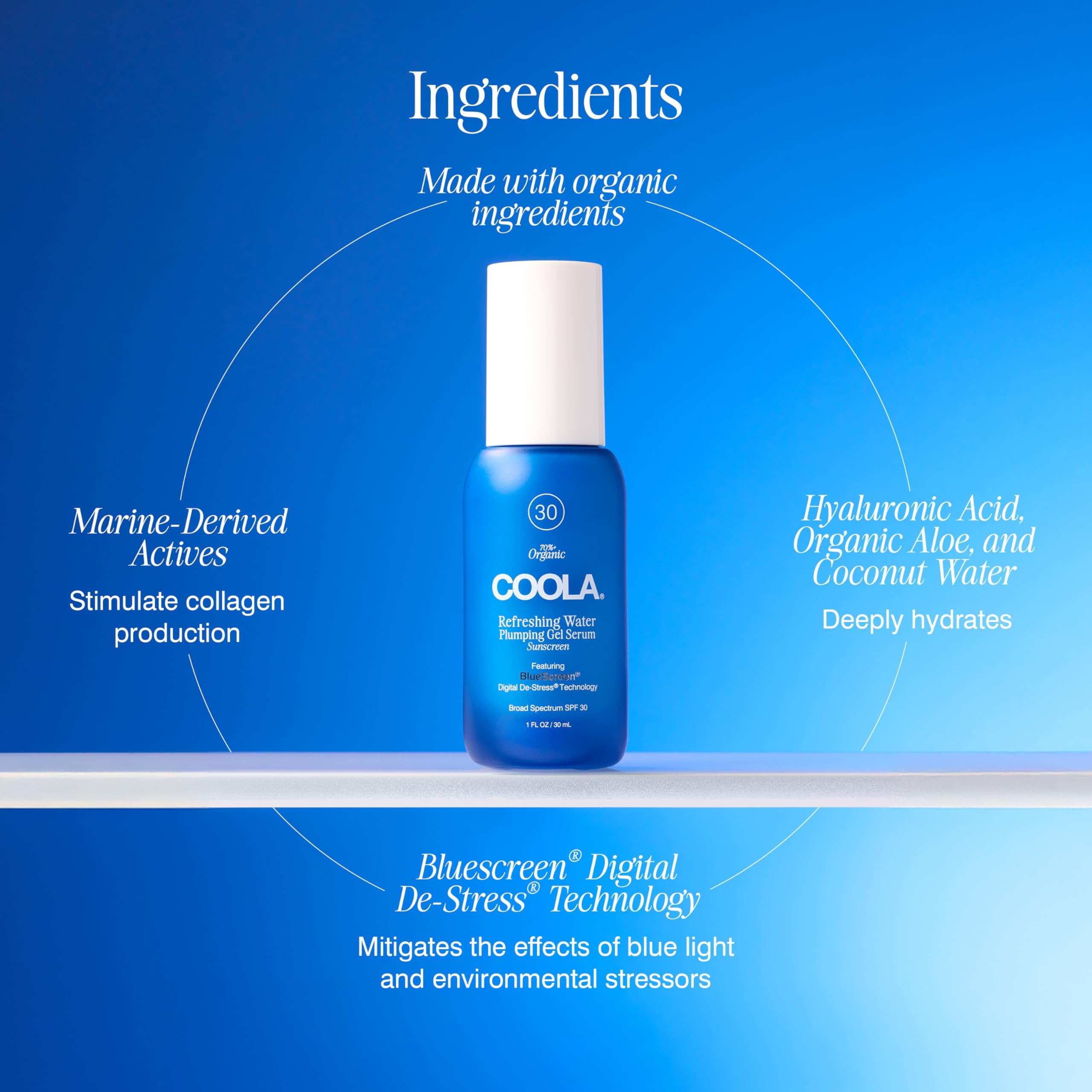 Coola Refreshing Water Pluming Gel SPF 30