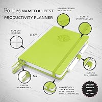 Vista 3 de Smart Planner Pro – Undated Daily Planner – Small A5 – Achieve Goals & Increase Productivity – Weekly, Monthly, Work Sections, Organizer Diary with