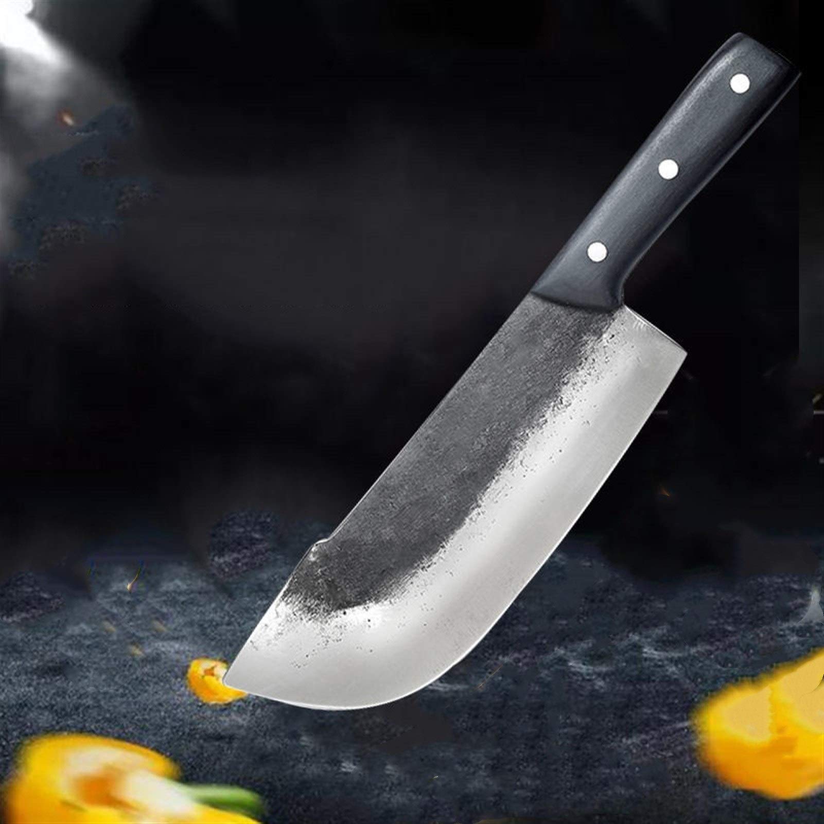 Coltello da cucina professionale forgiato fatto a mano Chef che affetta carne mannaia in acciaio ad alto carbonio in acciaio classico tradizionale coltelli coltelli