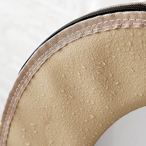 Miniatura 4 de Funda de asiento de inodoro suave para baño, 2 piezas, con asa, suave, más gruesa, lavable, se adapta a todos los asientos de inodoro ovalados,