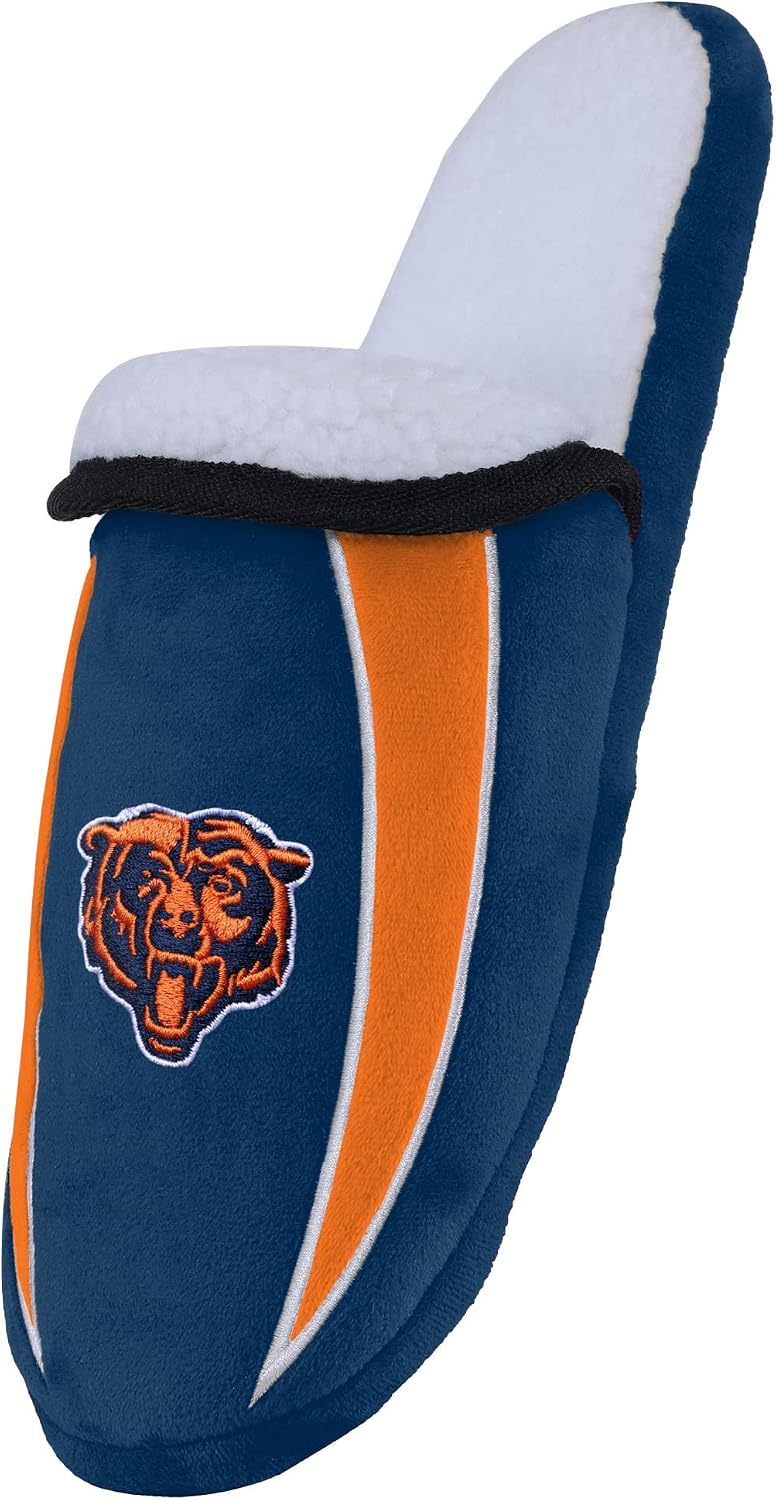 FOCO NFL Mens Football Team Logo Moccasin Slippers Shoes