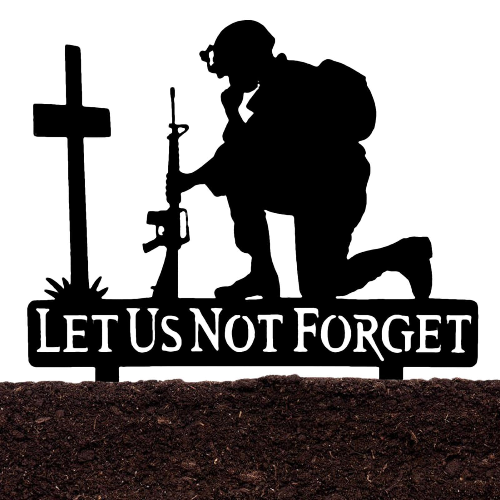 ChappalChappal Kneeling Soldier- Soldier Statue | Kneeling Soldier Ornaments | Garden Metal Kneeling Soldier | Wrought Iron Garden Decoration | No Fading Kneeling Soldier for House