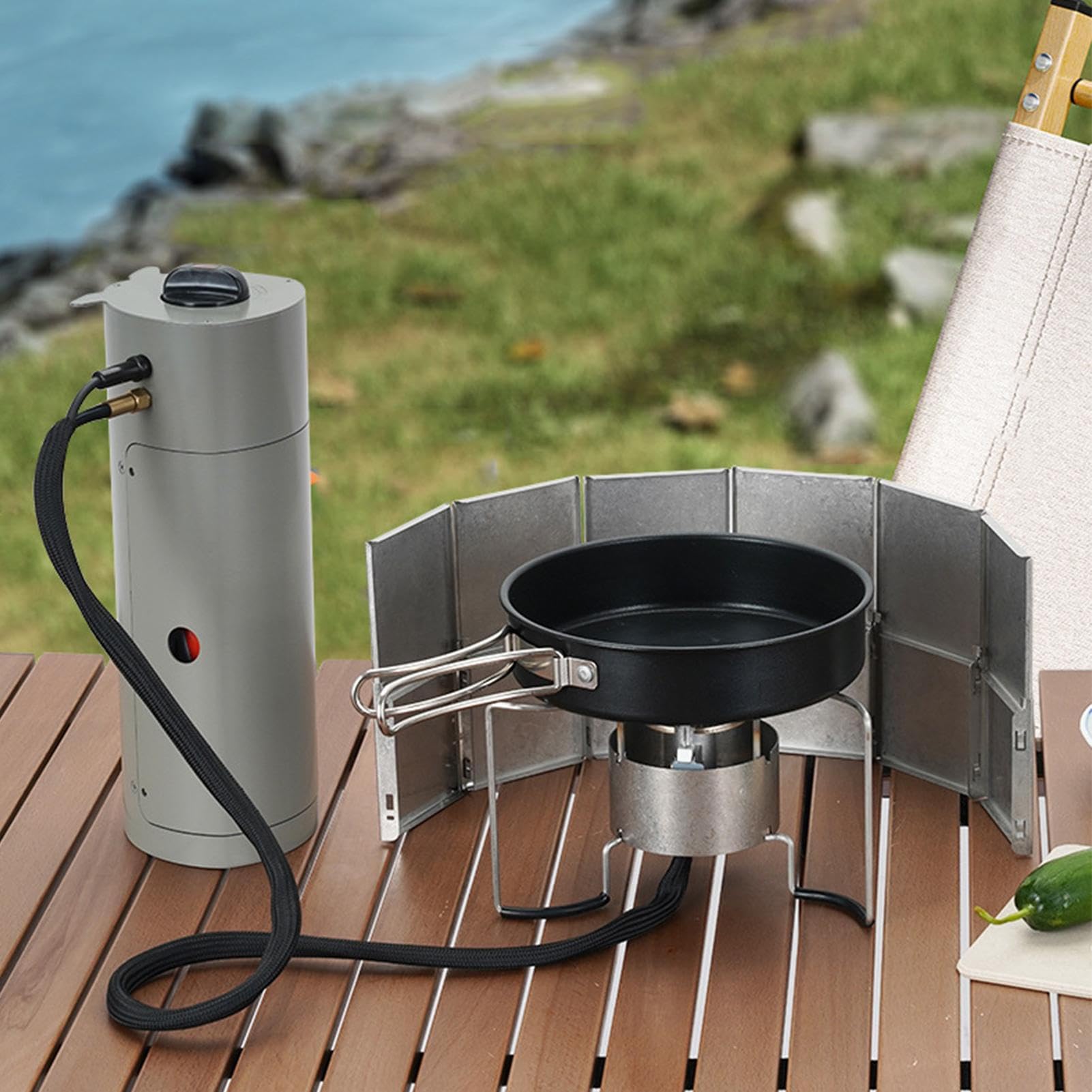 Réchaud de Camping Pliable avec Brûleur Portable Argentin - .Shop
