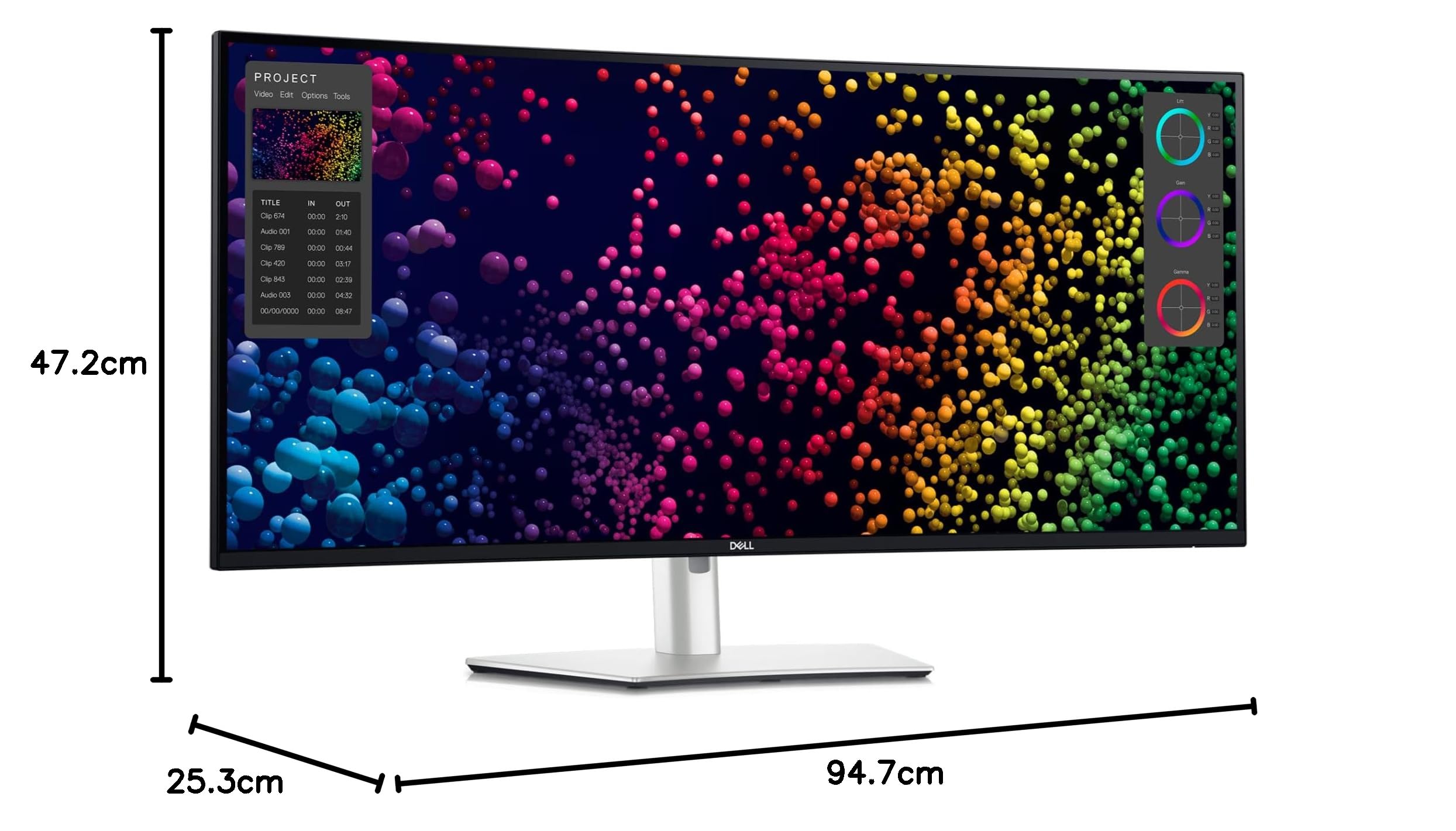 Dell UltraSharp 40 Curved Thunderbolt™ Hub Monitor - U4025QW 5K
