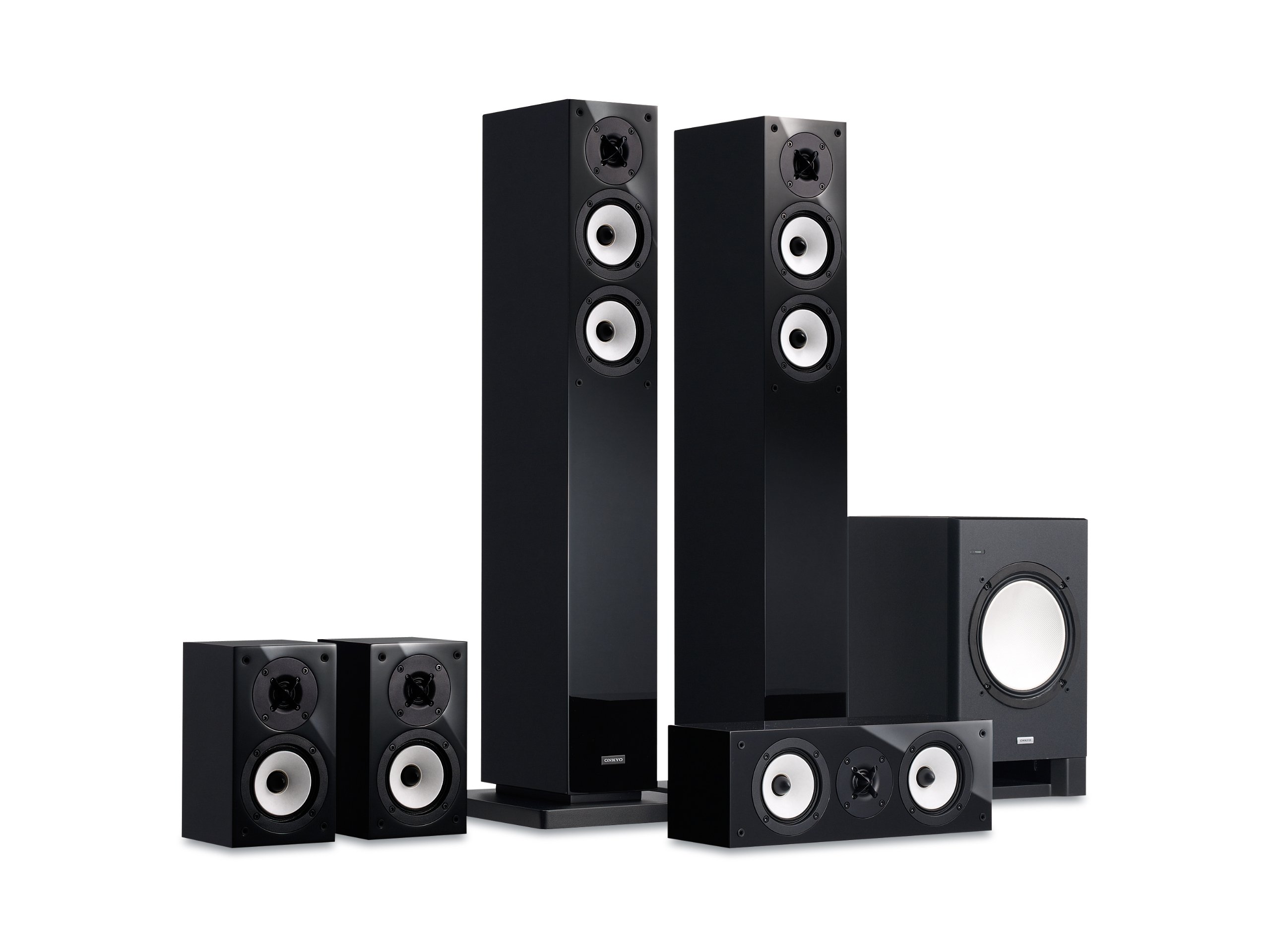Amazon.co.jp: ONKYO サラウンドスピーカーシステム D-309M(B 