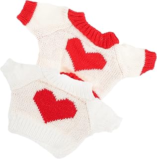 Toyvian 2 Peças Roupas De Boneca De Pelúcia Traje Infantil Acessórios Para Meninas Decoração De Animais Roupas De Urso Roupas De Bicho De Pelúcia Roupas De Urso Compactas Para Crianças