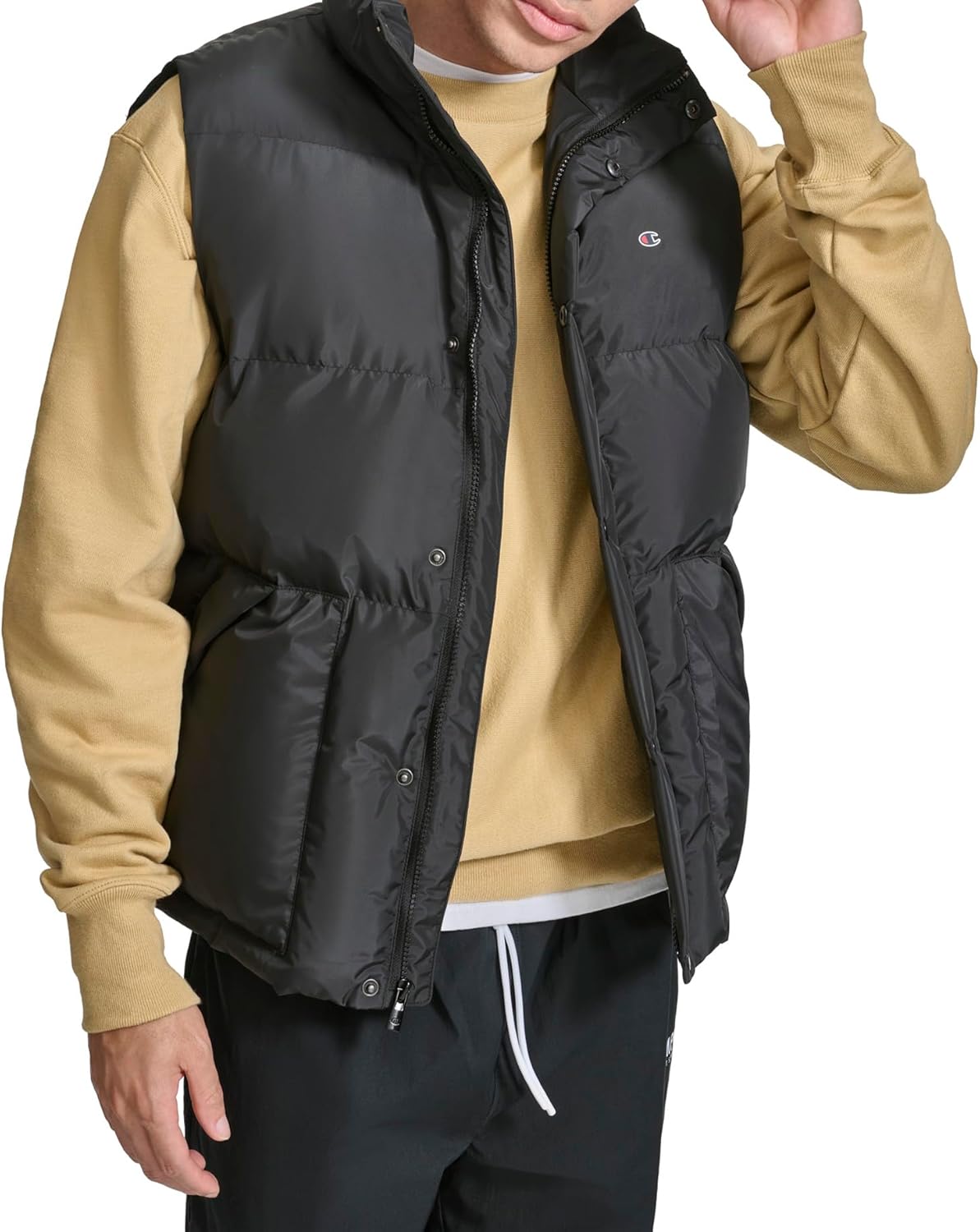 Champion Mens Puffer Vest With Logo - Image 8