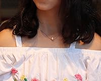 Vista 2 de Be Wished Regalos personalizados de cumpleaños número 13 para niñas, collar con mensaje significativo