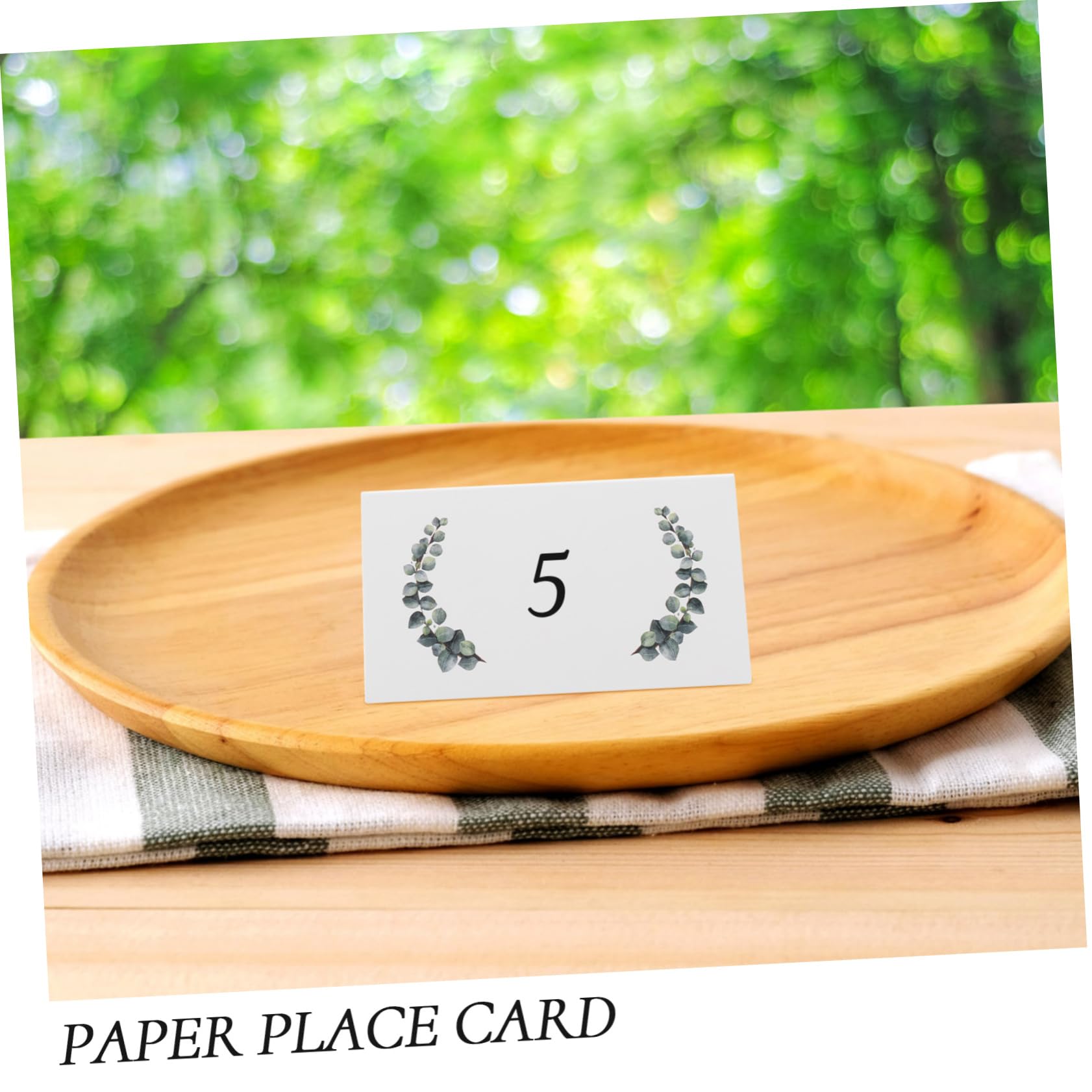 Mobestech 4 Set Bigliettini Segnaposto Per Con Design Foglie Cartoncini Per Nomi Per Matrimoni Feste E Ristoranti 100 Pezzi*4