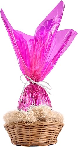 Miniatura 10 de Rollo de celofán verde, papel de regalo de celofán verde translúcido, 16 pulgadas de ancho x 100 pies de largo, rollos de celofán de colores para