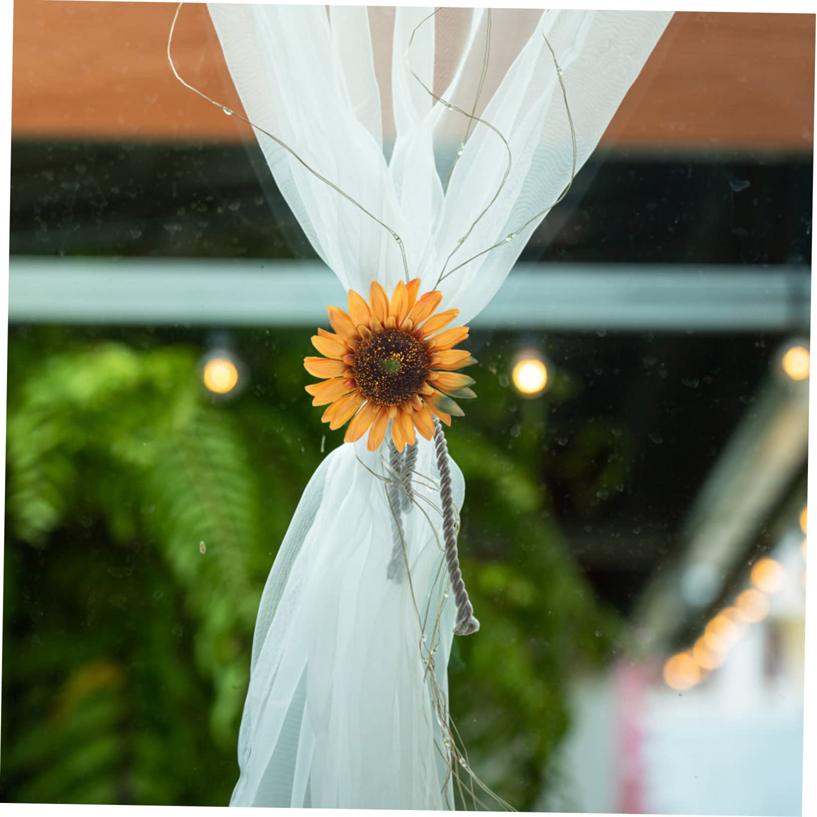 2 Ferma Tende A Girasole Regolabili - Morbidi, Senza Foratura, Per Casa E Ufficio, Design Cartoon - Foto 2