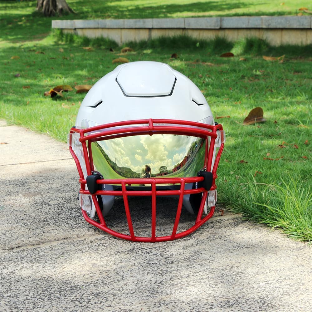 Football Helmet Visor Anti-Fog Scratch Resistant Used for Axiom Helmets for Youth & Adult