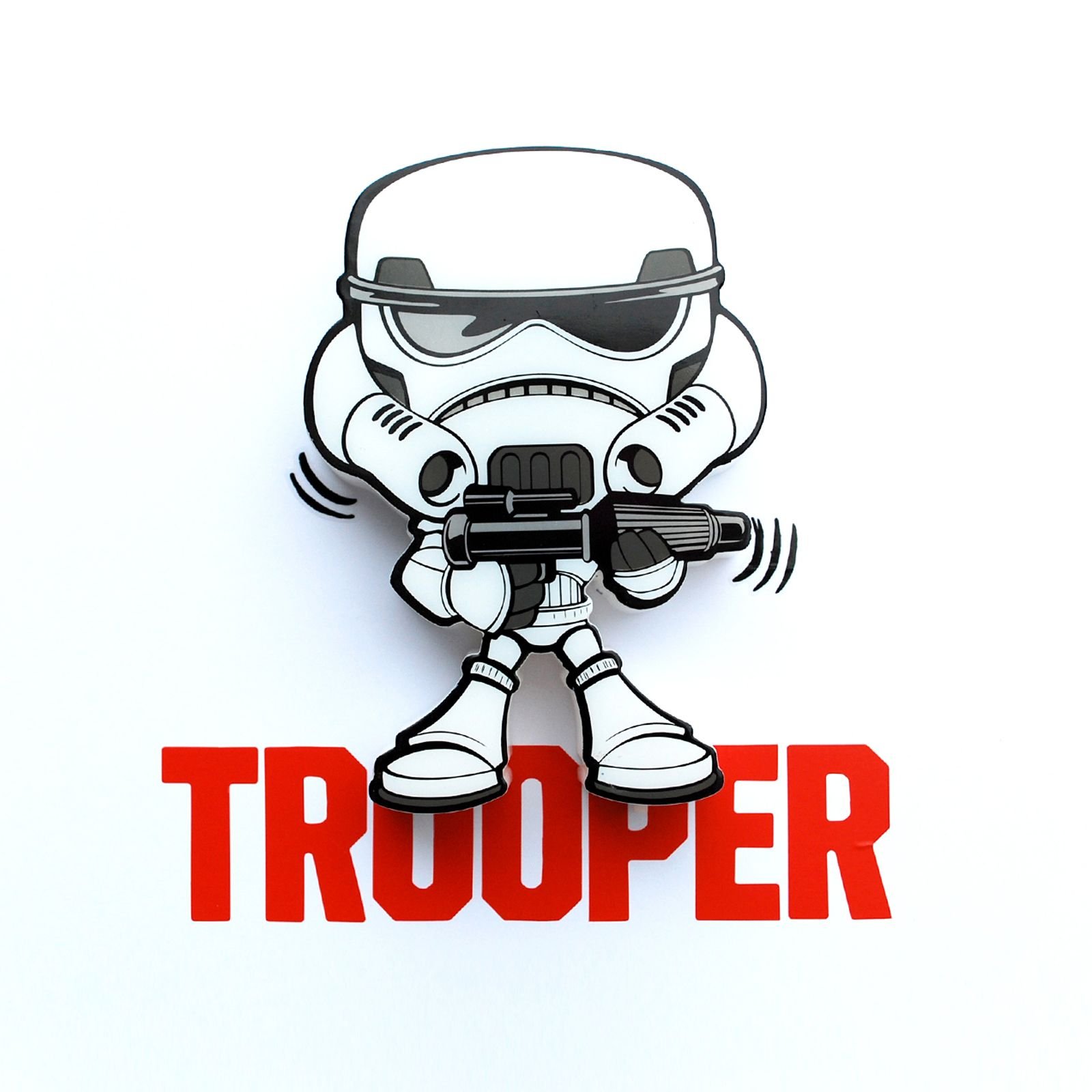 Mini lampe décorative 3D Stormtrooper Star Wars 3DLightFX pour chambre - 6