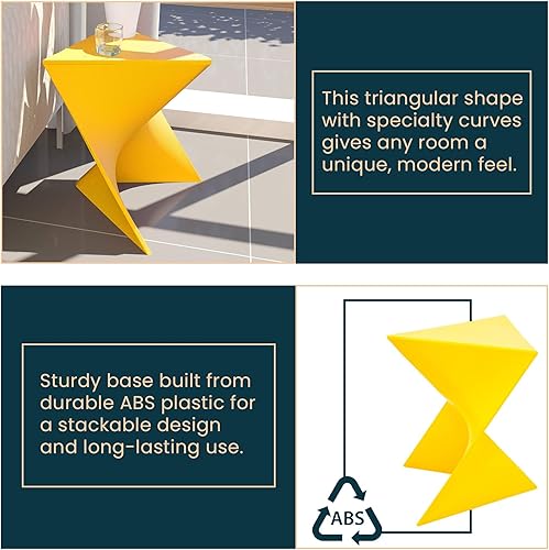 Miniatura 86 de LeisureMod Mesa auxiliar moderna color gris, elegante mesa auxiliar para dormitorio y sala de estar