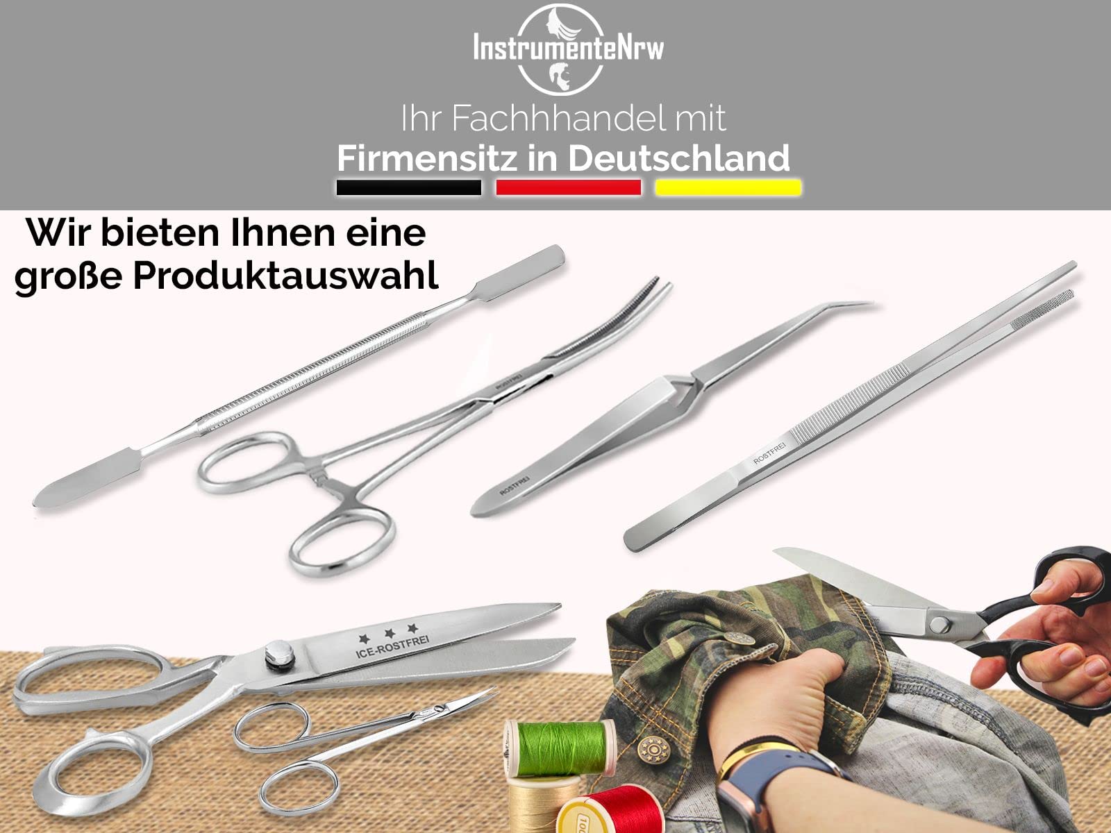 Gelspatel Doppel-Spatel, Salbenspatel, Doppelinstrument Edelstahl, Rostfrei, 17 cm