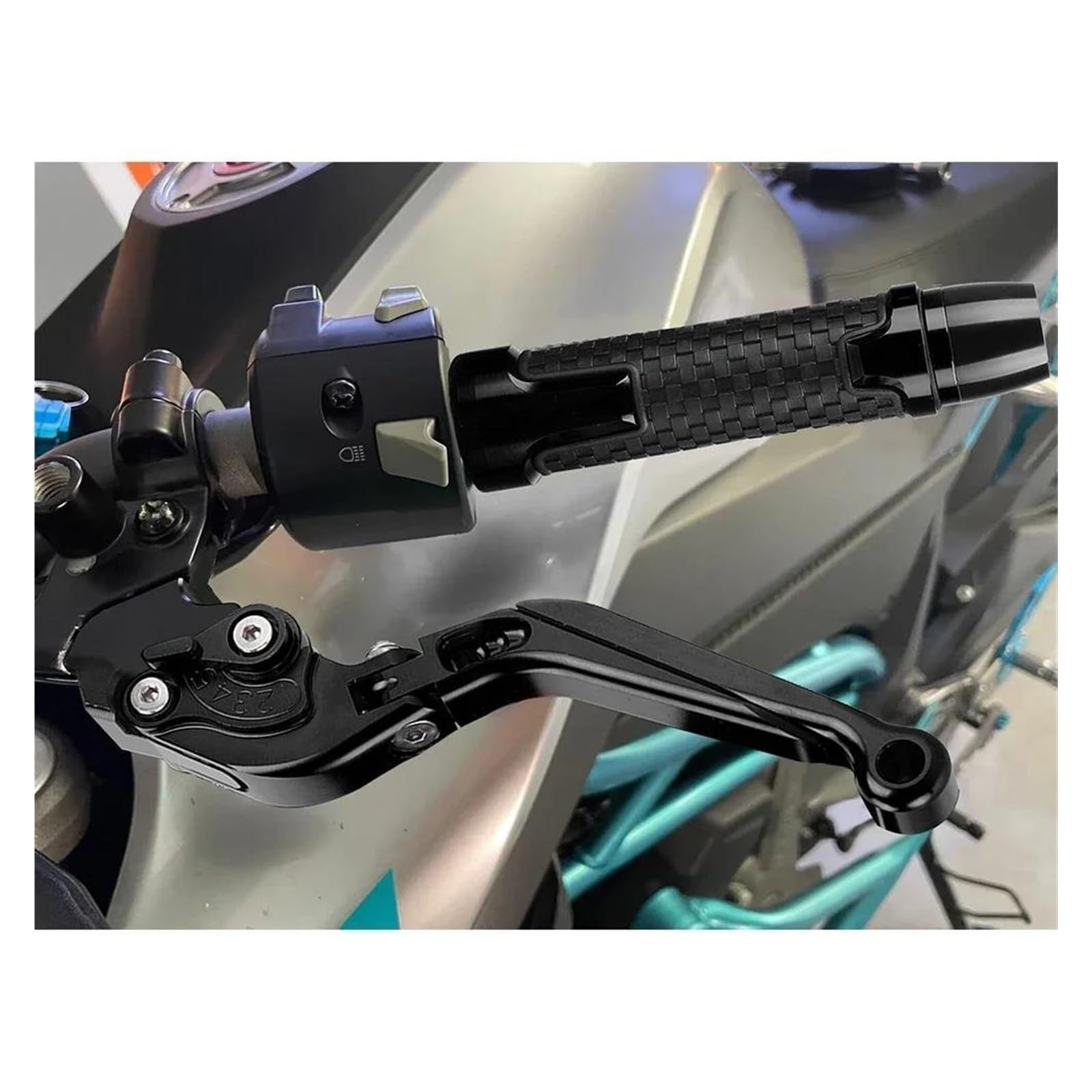 Regulowane dźwignie sprzęgła i hamulca do motocykla H-Onda XRE 300 XRE300 2022 2023 2024, uchwyty kierownicy 7/8'' 22 mm, końcówki uchwytów.