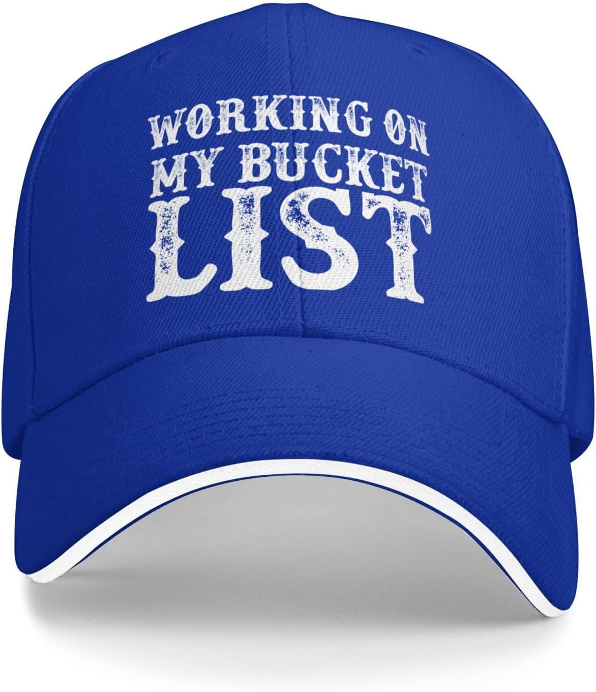 Working On My Bucket List Hat Funny Trucker Hats for...
