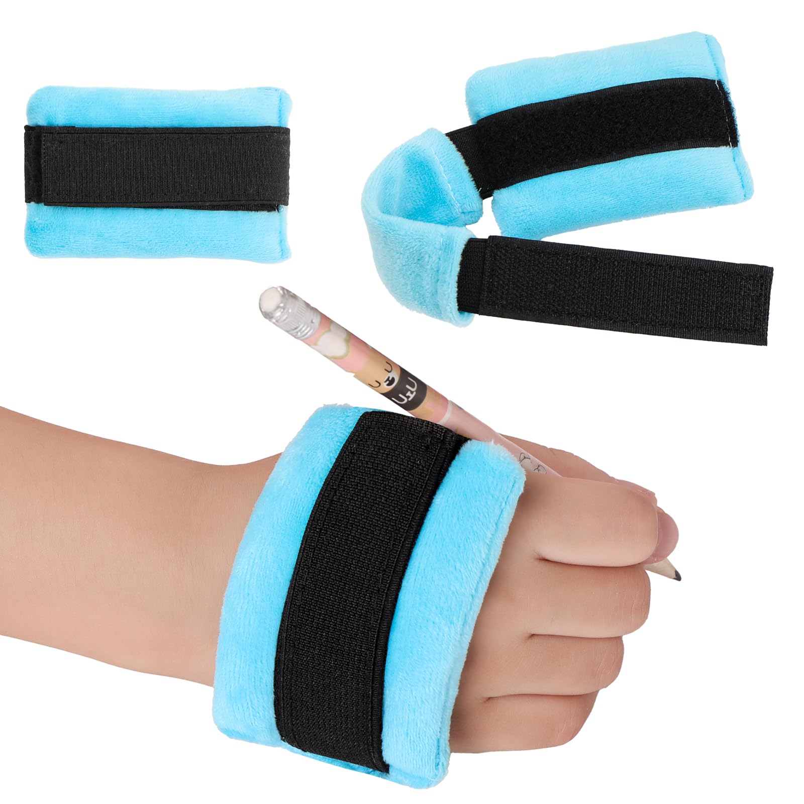 Two Pack Weighted Handwriting Aid for Children with SPD ADHD, Autism and Special Needs, Sensory Hand Weight for Kids Writing Aid,Hand, Deep Pressure Input for Hand Tremors and Fine Motor Skills-picture-11