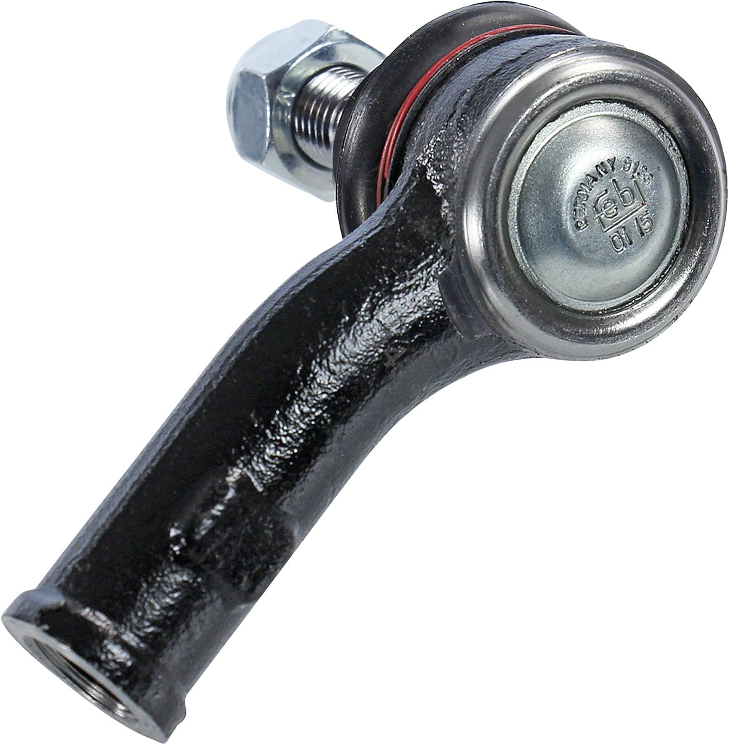 febi bilstein 14324 tie rod end with lock nut (front axle right) - Pack of 1