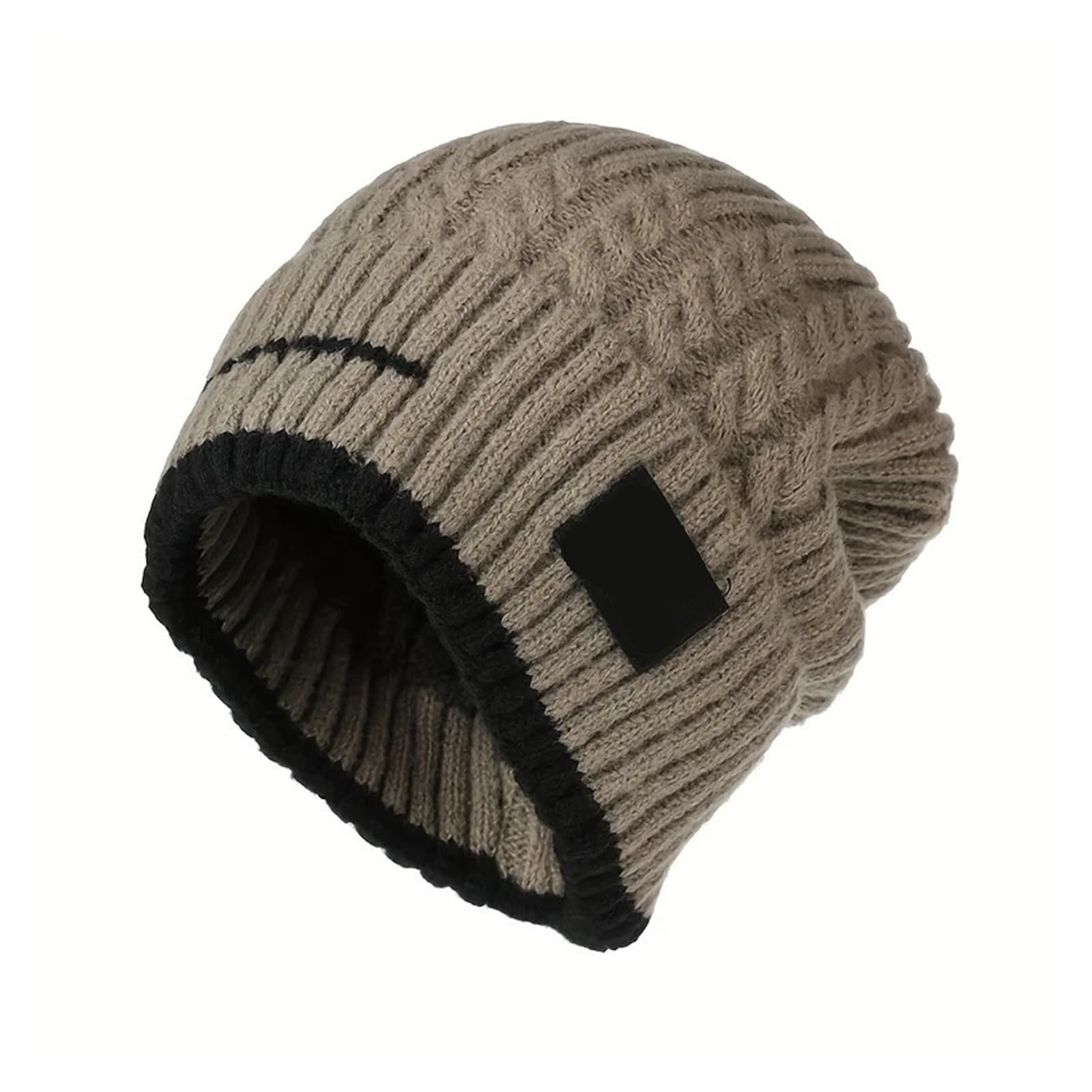 Generico berretto in maglia spessa | Cappello lavorato a maglia morbido e caldo