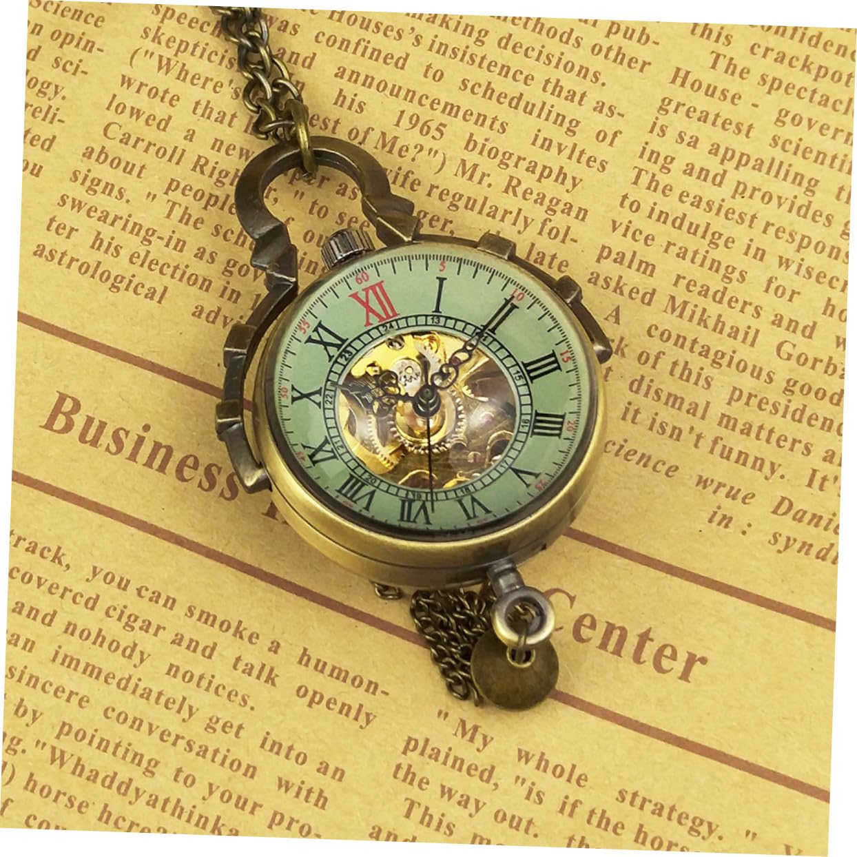 Reloj De Bolsillo Colgante Hueco Esférico Vintage De Aleación Mecánico para Mujer Accesorio De Moda Obsequio Especial