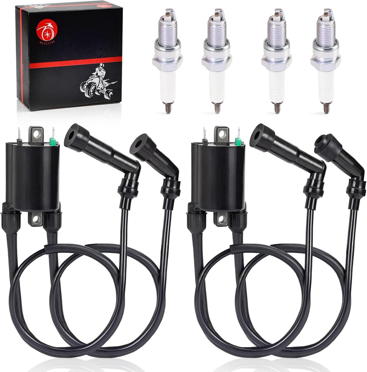 Ignition Coil & Spark plug for Kawasaki VN1600 Vulcan 1600 2003-2007