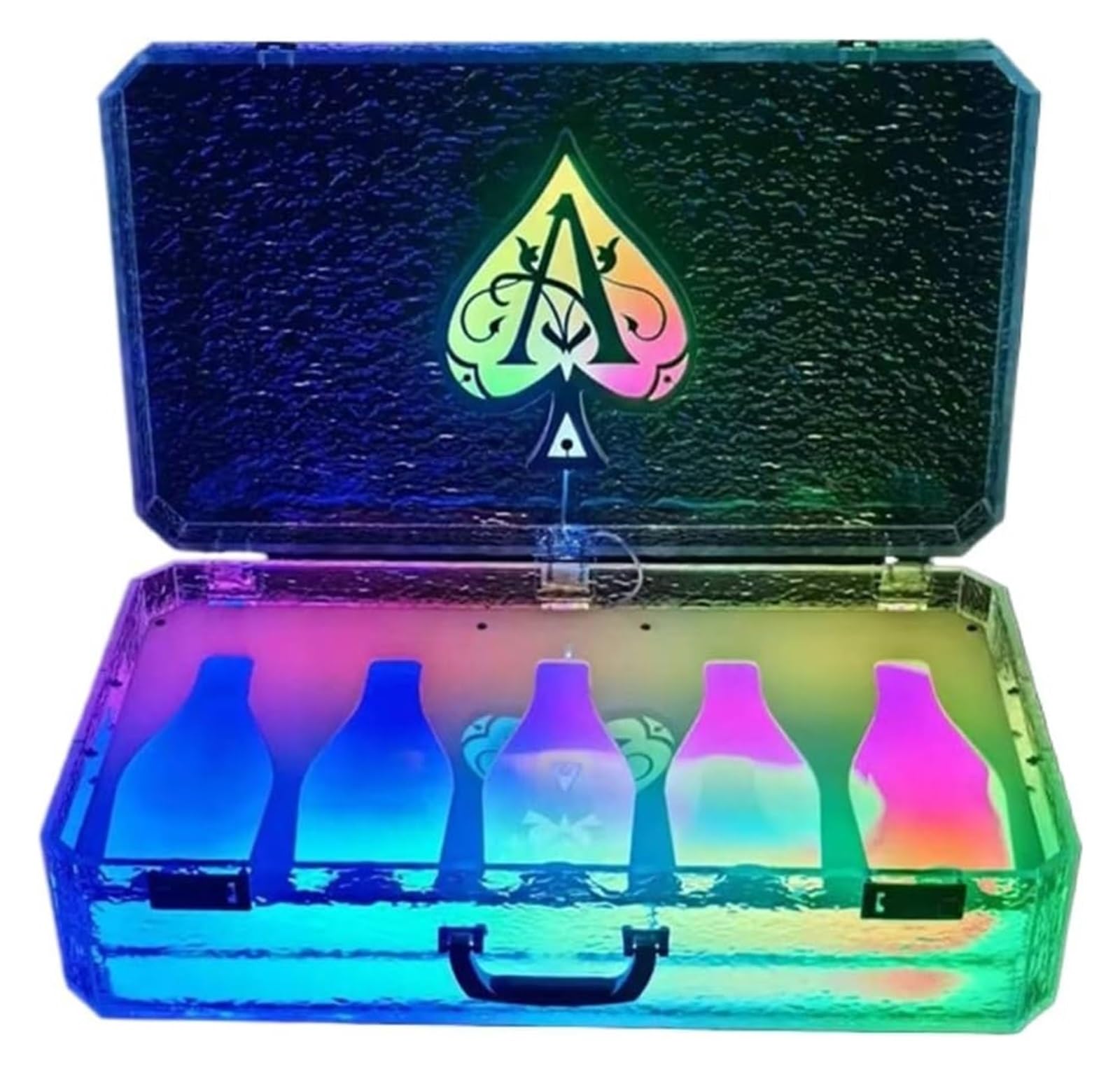 Presentatore di champagne Ace of Spades - Espositore for bottiglie a LED for locali notturni, bar ed eventi