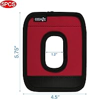 Cosmos 5 Pcs Neoprene Luggage Handle Wrap Soft Grip Handle Cover