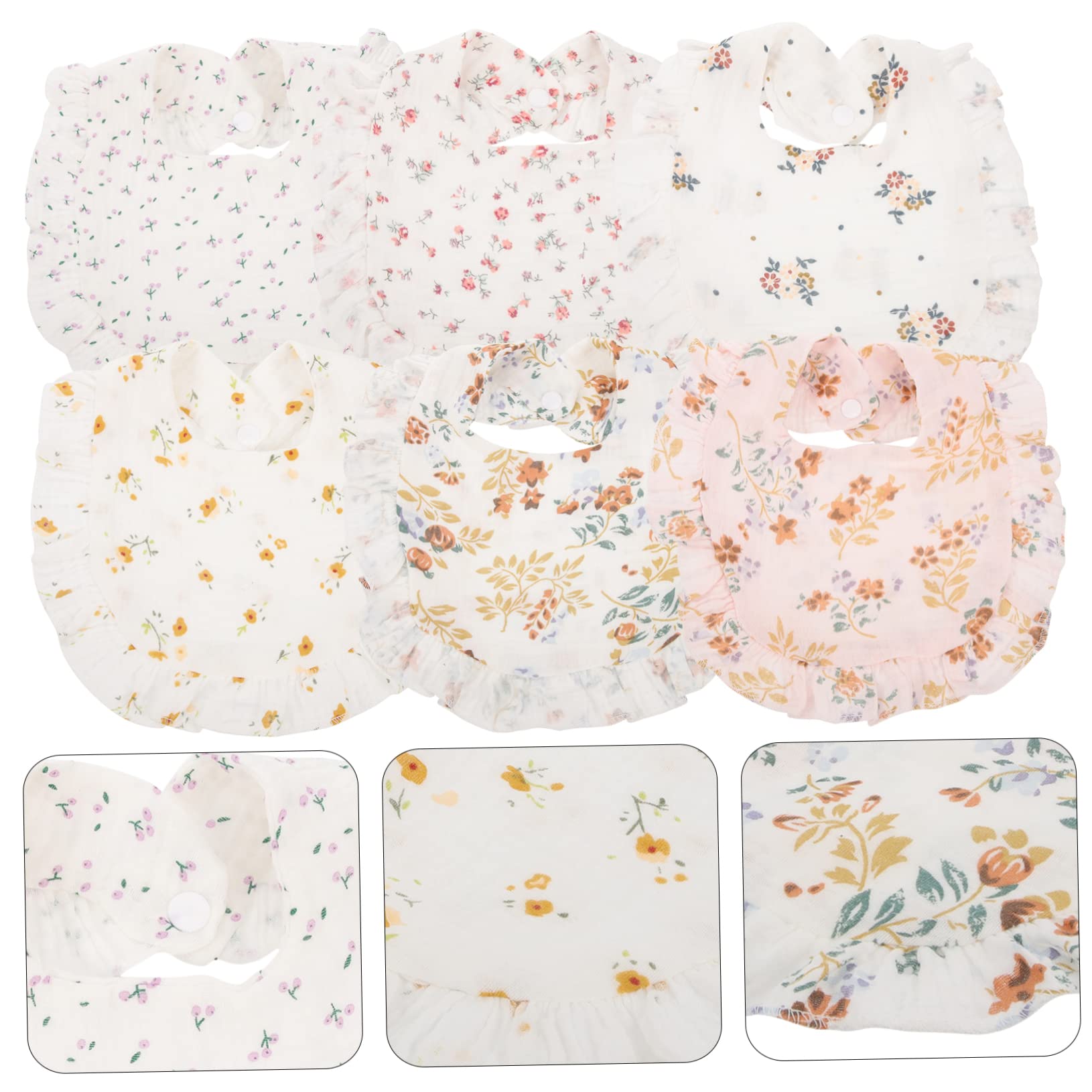 Abaodam 18 Piezas bolsa de saliva de bebé baberos bebe babero bebe baberos para niña toallas de saliva para bebés de algodón para niños pequeños para niños pequeños
