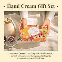 Vista 3 de BODY & EARTH # LOVE Set de regalo de crema de manos, juegos de loción de manos para regalos de Navidad, juego de cuidado de manos con manteca