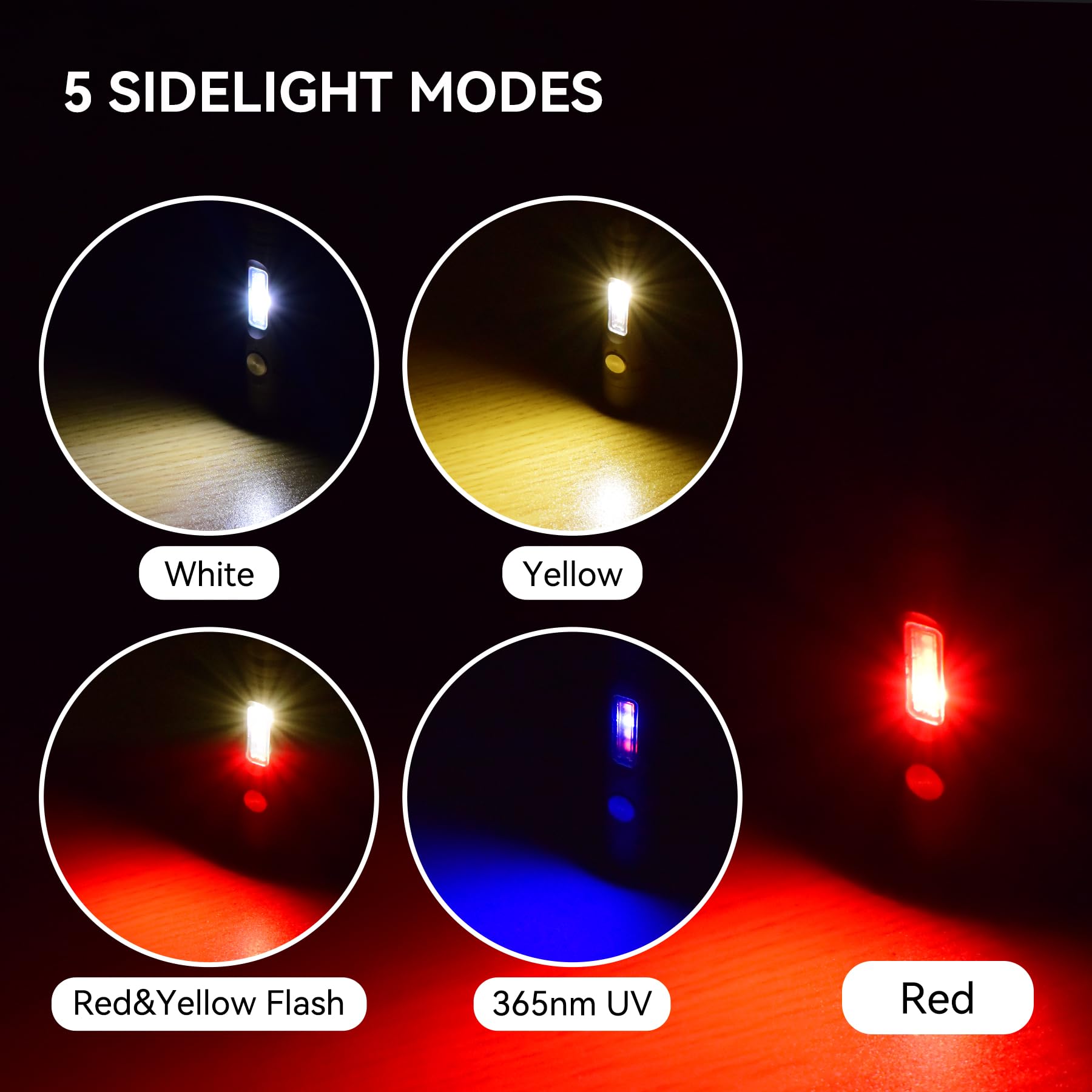 S15PRO-TK - Torcia portachiavi in titanio, mini torcia tascabile ricaricabile USB-C, 750 lumen, piccola luce EDC con luce UV e 5 modalità luce laterale + cacciavite per emergenze, manutenzione