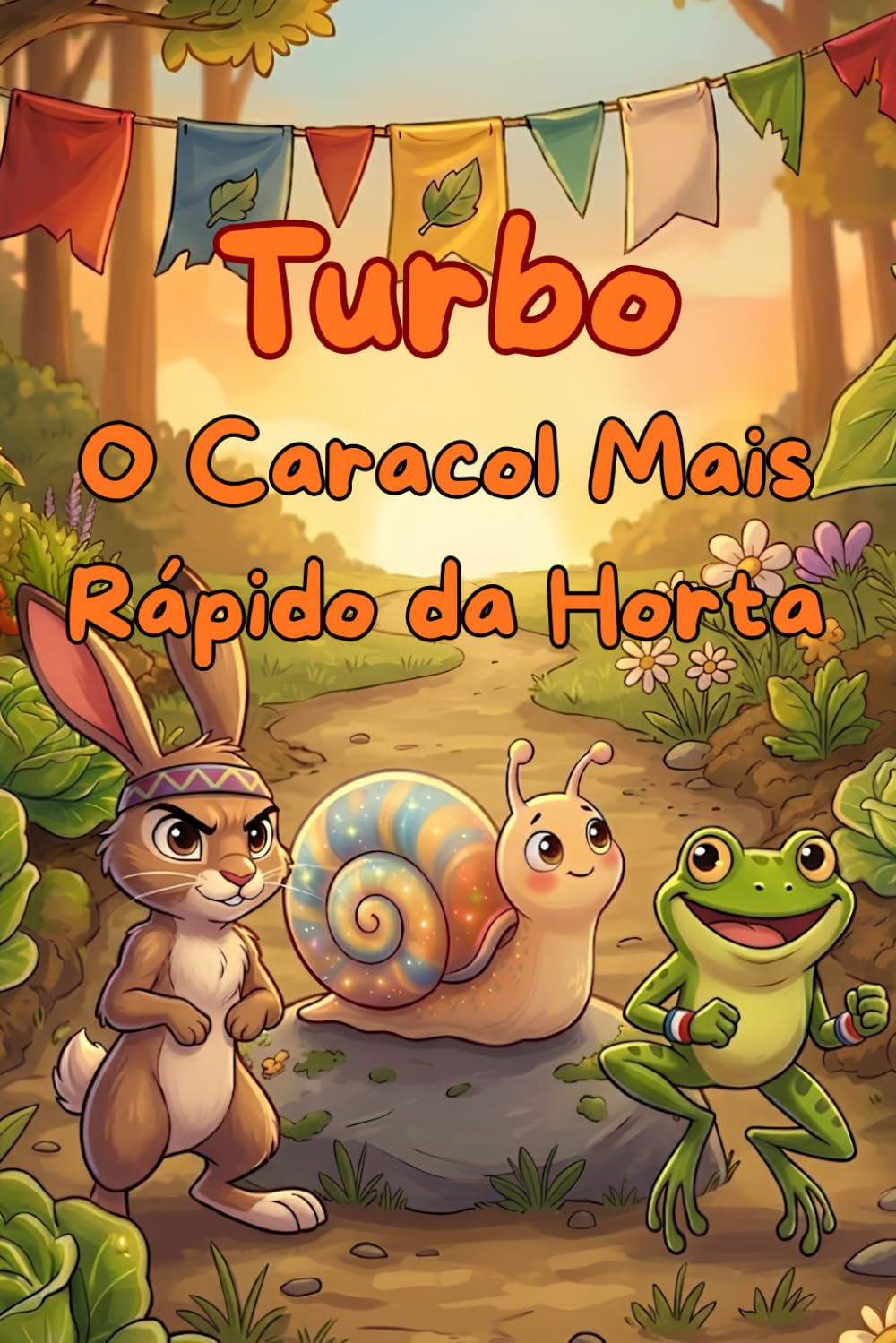 Turbo, o Caracol Mais Rápido da Horta: Uma história infantil divertida sobre o valor da atenção, amizade e autoconfiança (Coleção Nomes Marotos)