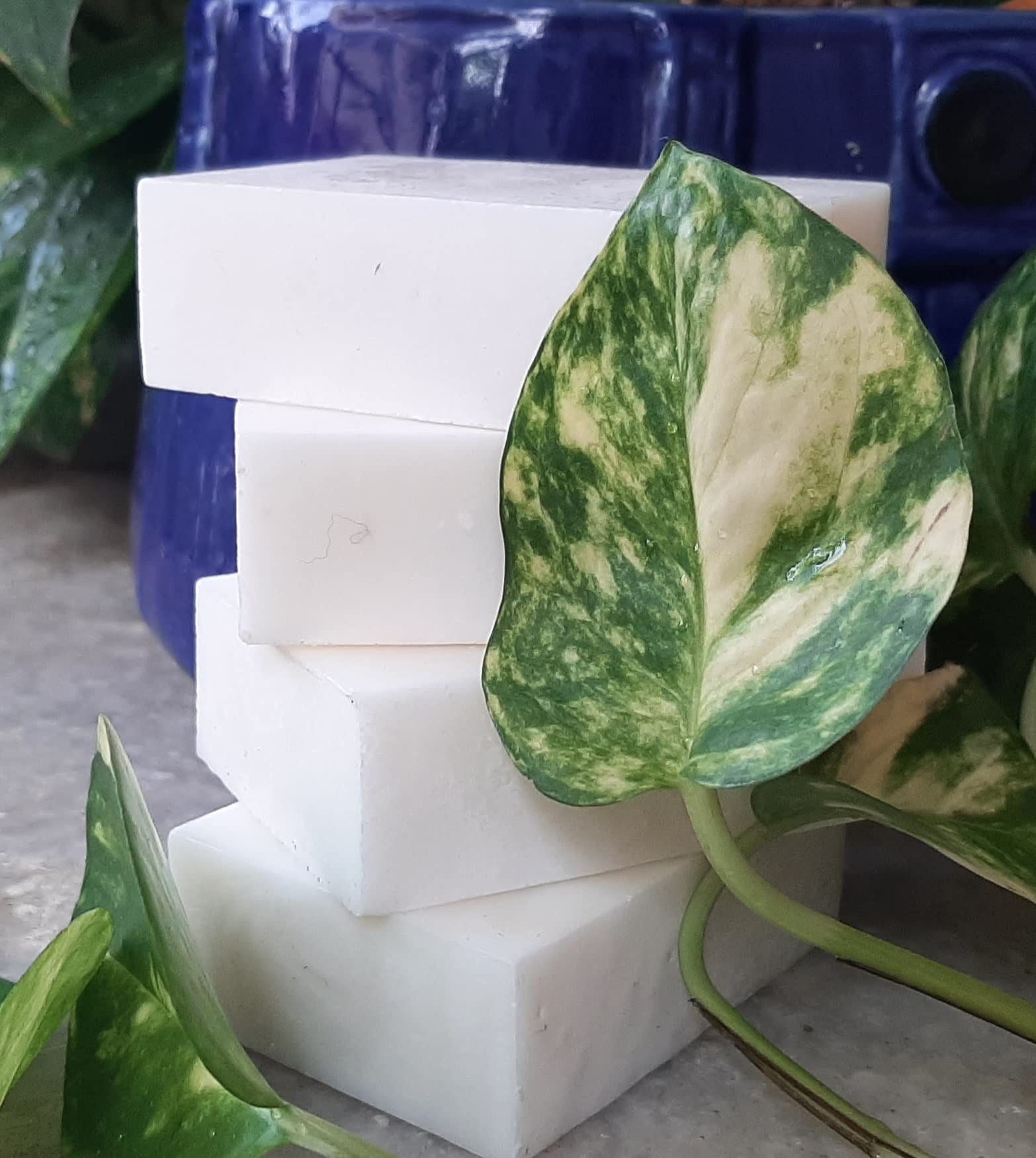 Rebelle Hand-made Laundry Soap (Pack of 4 x 95gm) - 100% Coconut oil by Cold process method