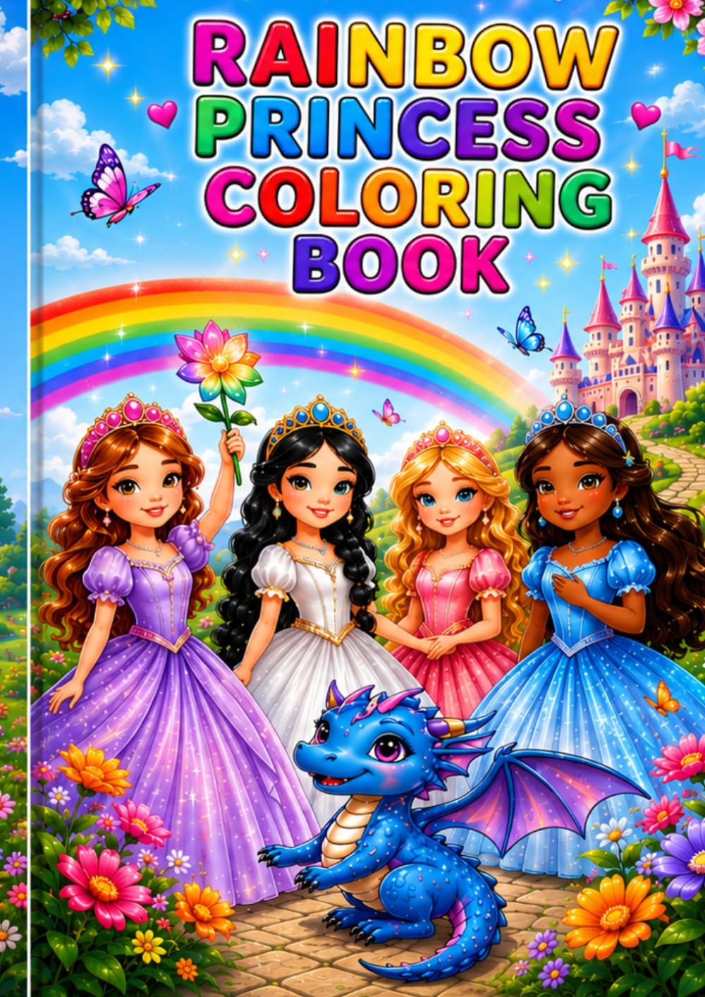 RAINBOW PRINCESS: COLORING BOOK
