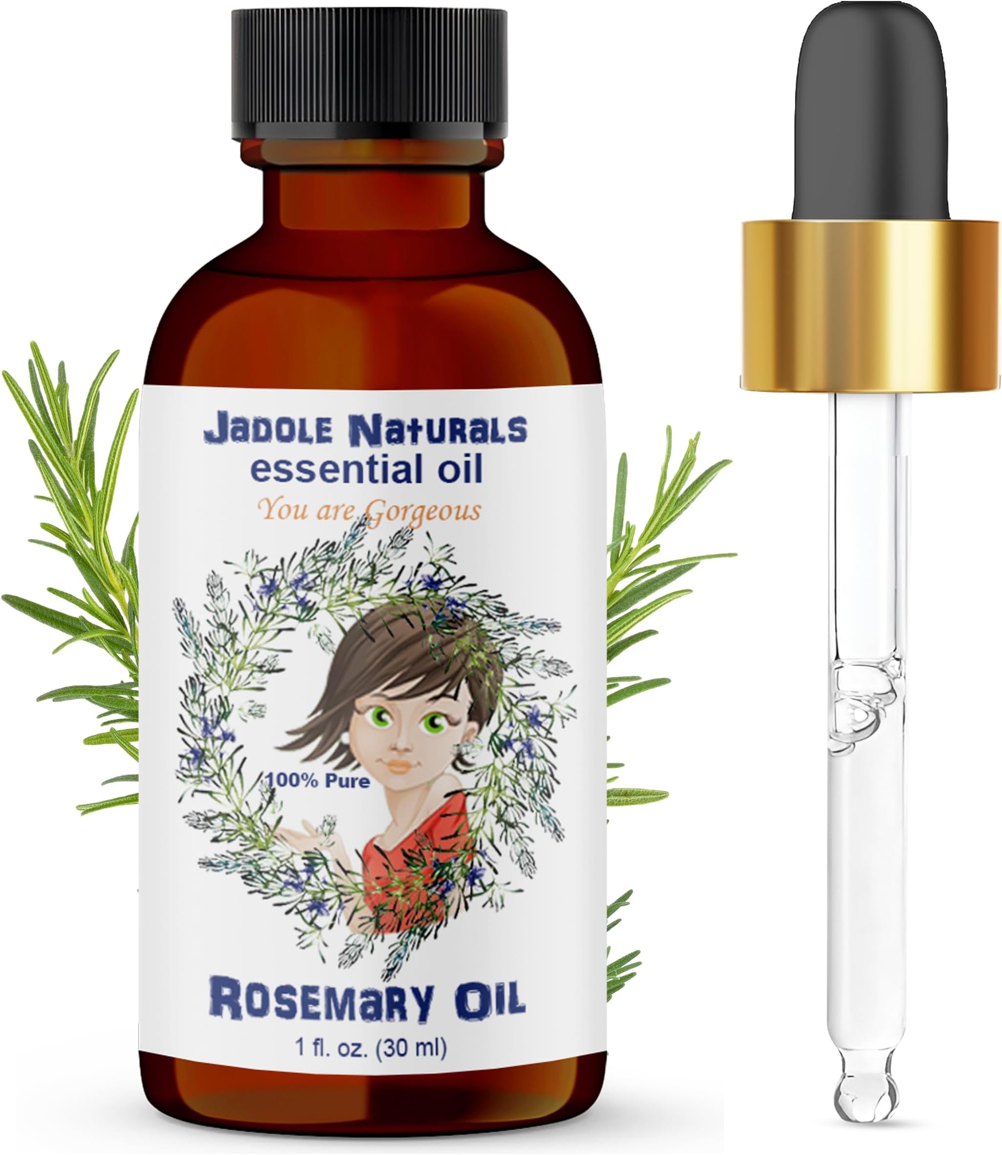 Essential Oils Rosemary 1 Fl oz () 30 ml, Pack of 1