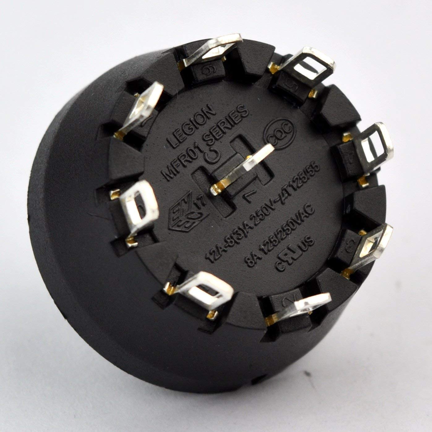 ElectronicsSalon 1PCS SP8T 8A/250V 1 Pole 8 Way Rotary