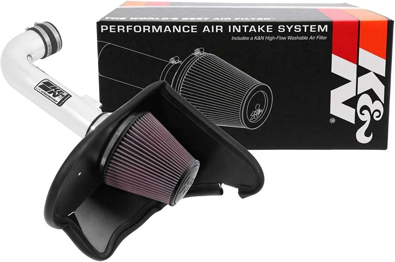 Kit de admissão de ar frio K&N 69-4535TP para Chevrolet Camaro 2016 a 2024 – 1 unidade