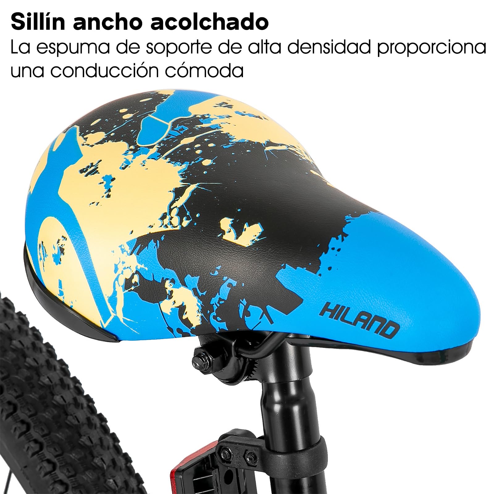 HILAND Bicicleta BMX Freestyle 24/26”, para Niños y Adolescentes de 8 a 16 Años, BMX con 2 Pegs, para Chicos y Chicas