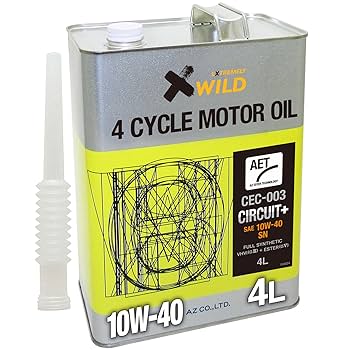 Amazon | AZ (エーゼット) 車用 エンジンオイル 4L 10W-40 SN