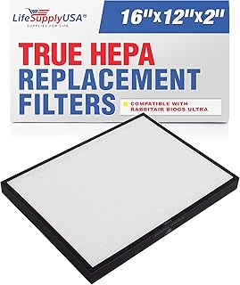 True HEPA Air Cleaner Filter Replacement Compatible with Rabbit Air BioGS SPA-421A & SPA-582A Air Cleaners by LifeSupplyUSA