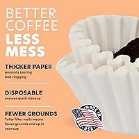 Vista 5 de Tupkee Filtros de café extra grandes – 13.75 x 5.25 pulgadas – Se adapta a máquinas de café y té comerciales Bunn de 1.5 – 3 galones – Sin cloro